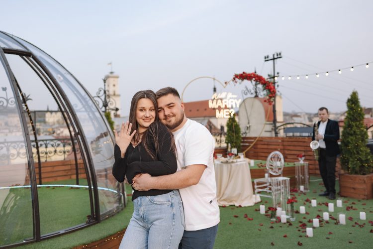 Освідчення на даху в Києві