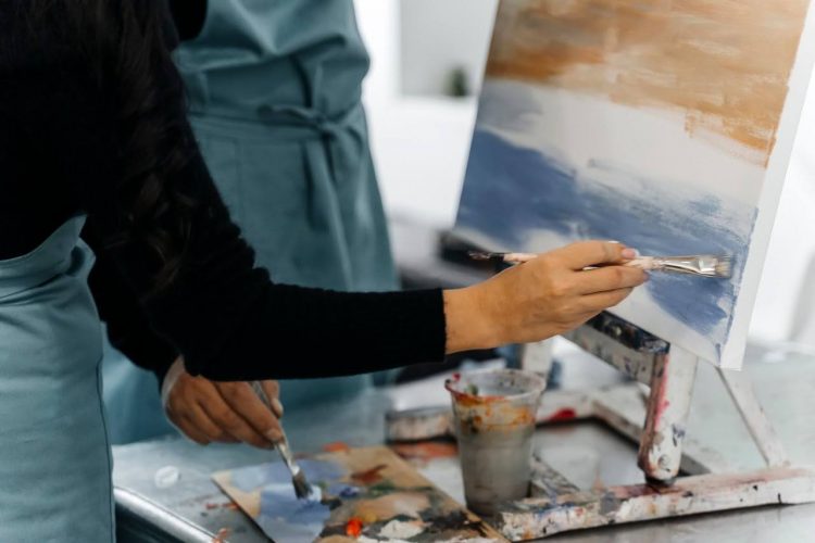 Креативне освідчення в майстерні живопису в Києві