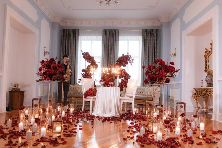 Романтичне освідчення в Підгорецькому маєтку