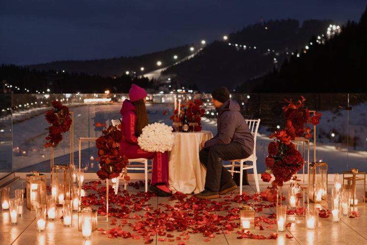 Неймовірне освідчення в Буковелі біля колеса огляду